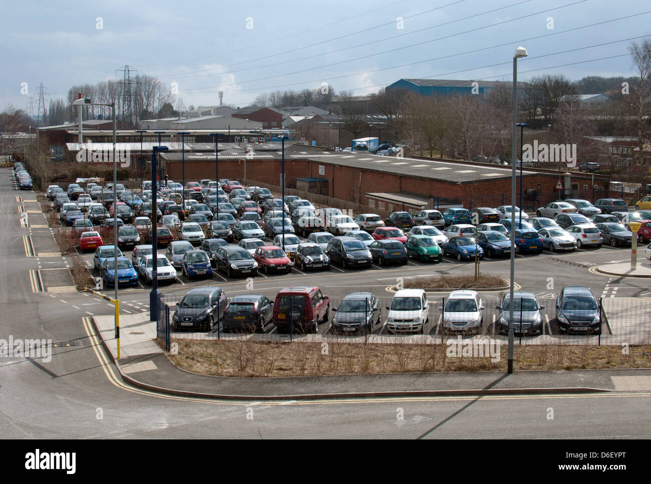 Tile Hill railway station car park, Coventry, UK Stock Photo Alamy