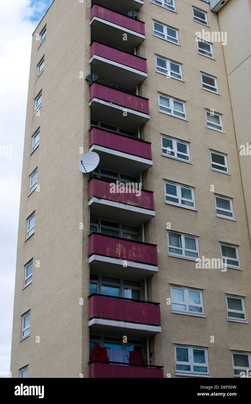 Highrise flats, Tile Hill, Coventry, UK Stock Photo Alamy