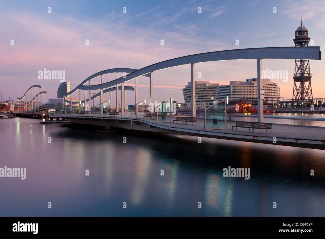 Maremagnum - Harbour of Barcelona -, Barcelona, Spain Stock Photo