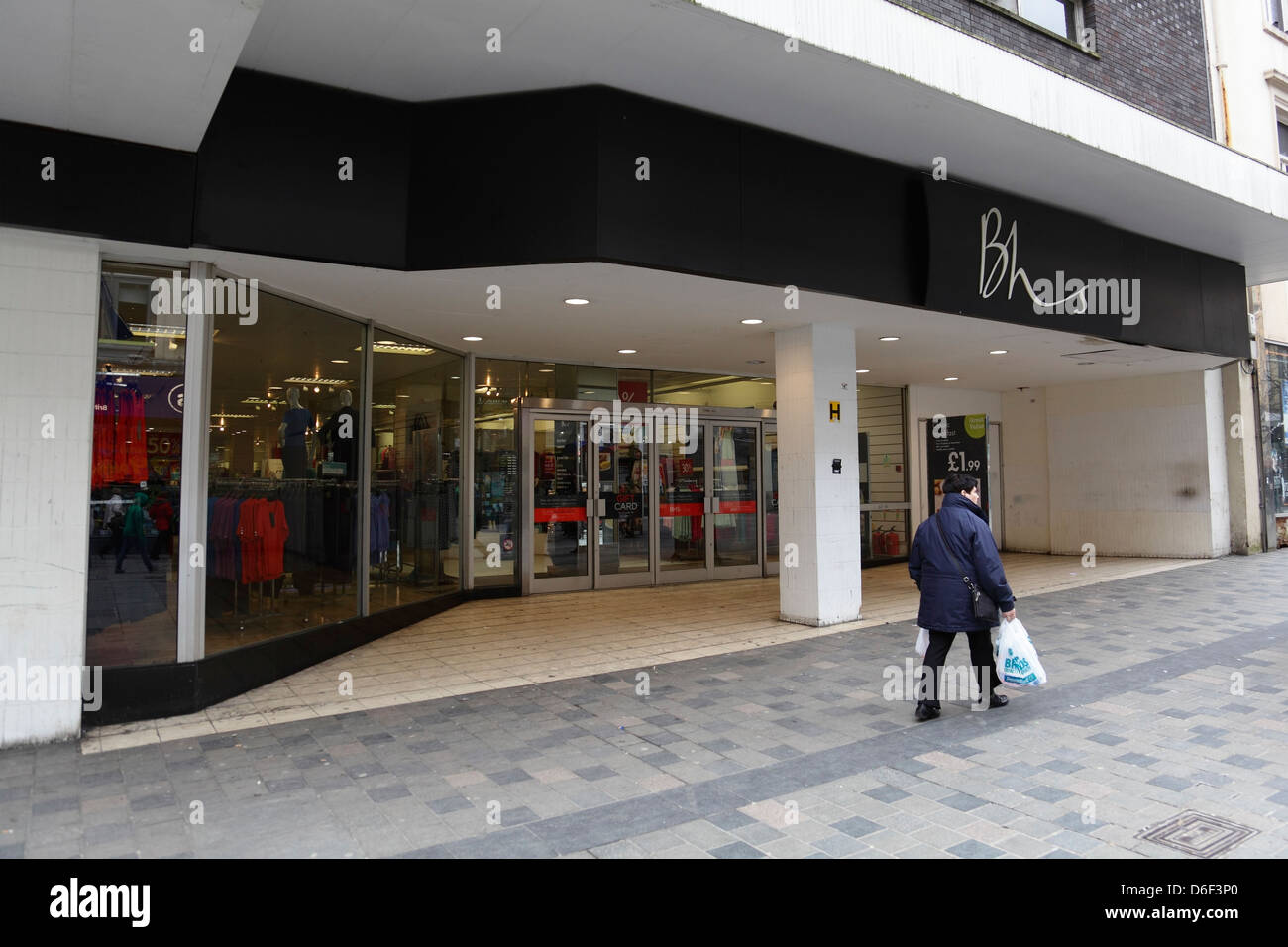 This British Home Stores is permanently closed. British Home Stores shop on Sauchiehall Street in Glasgow city centre, Scotland, UK. Stock Photo