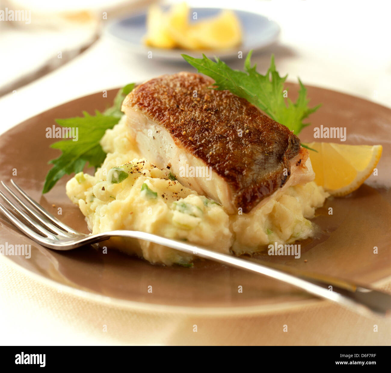 Cod with Champ Stock Photo Alamy