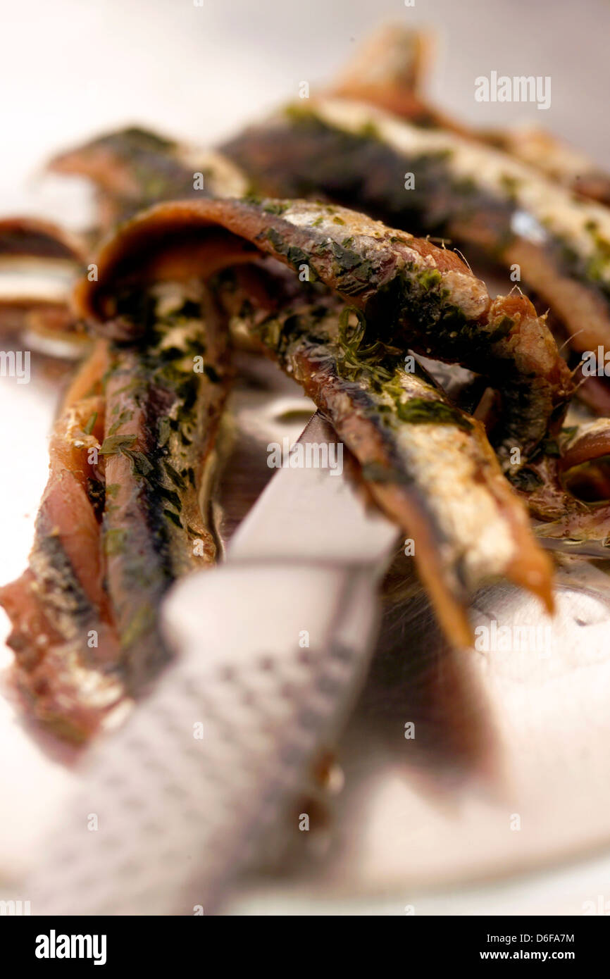 Anchovies anchovy preserved hires stock photography and images Alamy