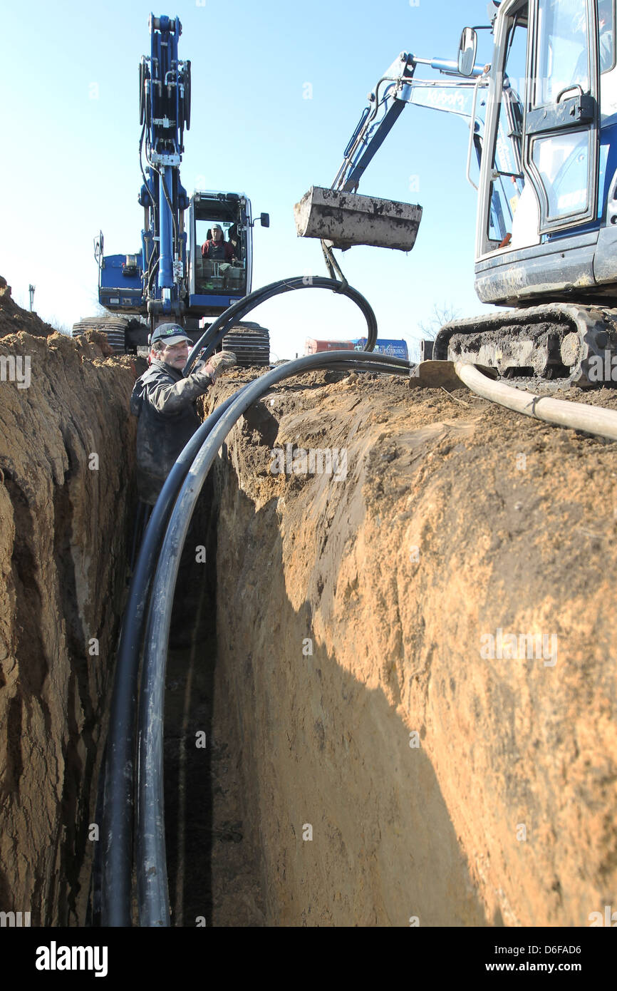 Telephone underground cables hires stock photography and images Alamy