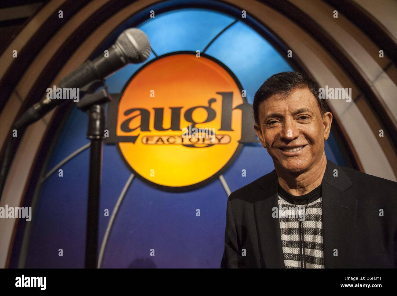 April 1, 2013 - Los Angeles, California, U.S - Jamie Masada, founder of comedy venue Laugh Factory in West Hollywood. (Credit Image: © Ringo Chiu/ZUMAPRESS.com) Stock Photo