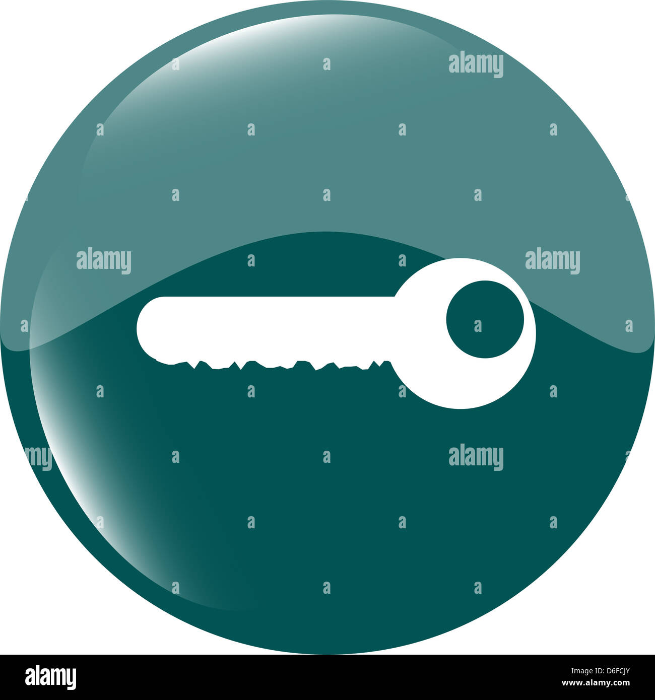 key icon on glossy icon button Stock Photo - Alamy