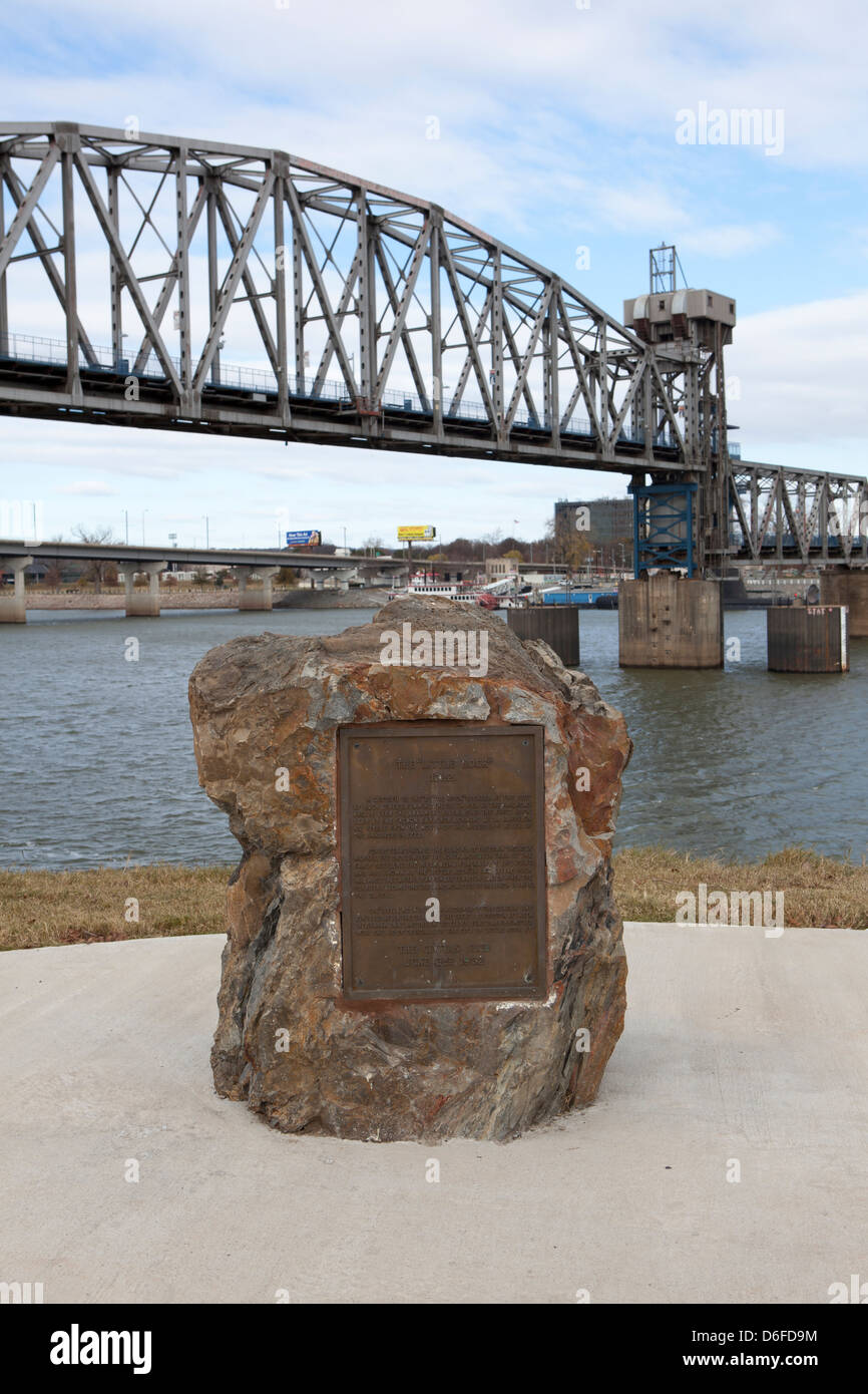 The "little rock" at Little Rock, Arkansas,USA Stock Photo Alamy
