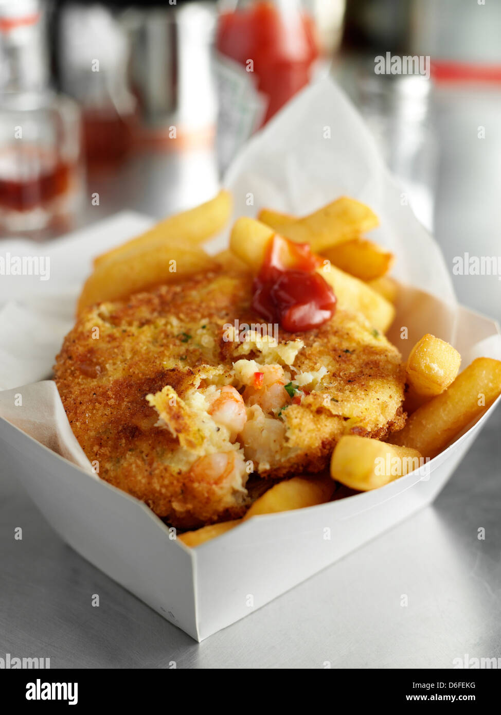 thai-fish-cakes-and-chips-stock-photo-alamy