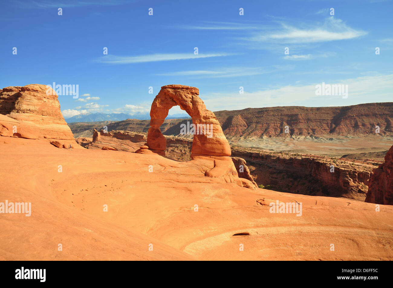 Delicate arch, Arches national park, Utah Stock Photo