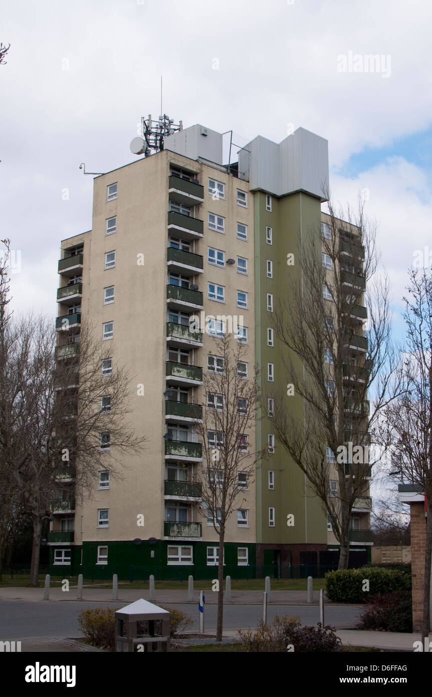Highrise flats, Tile Hill, Coventry, UK Stock Photo Alamy