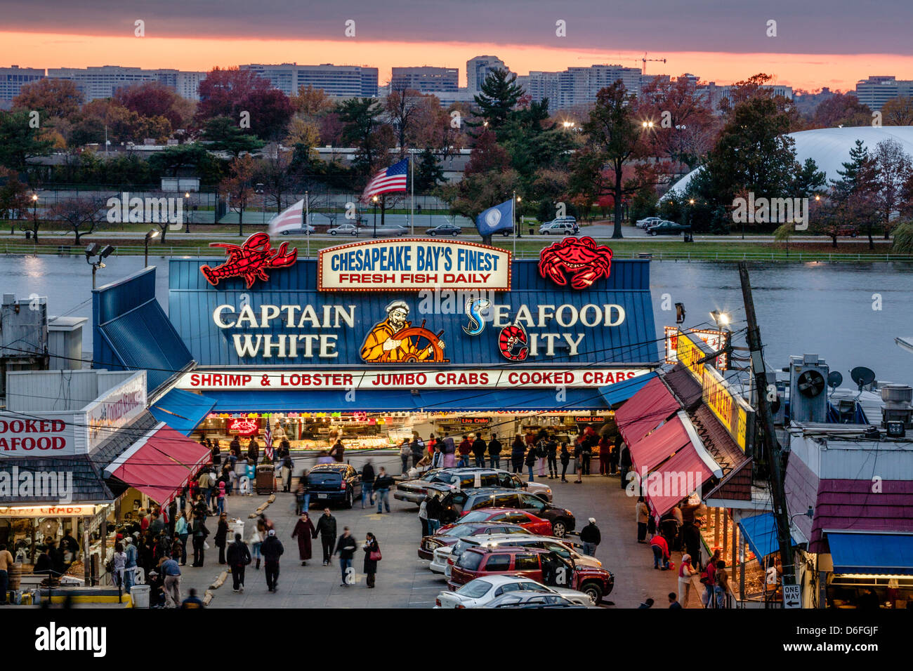 Southwest waterfront area in Washington, D.C Stock Photo Alamy