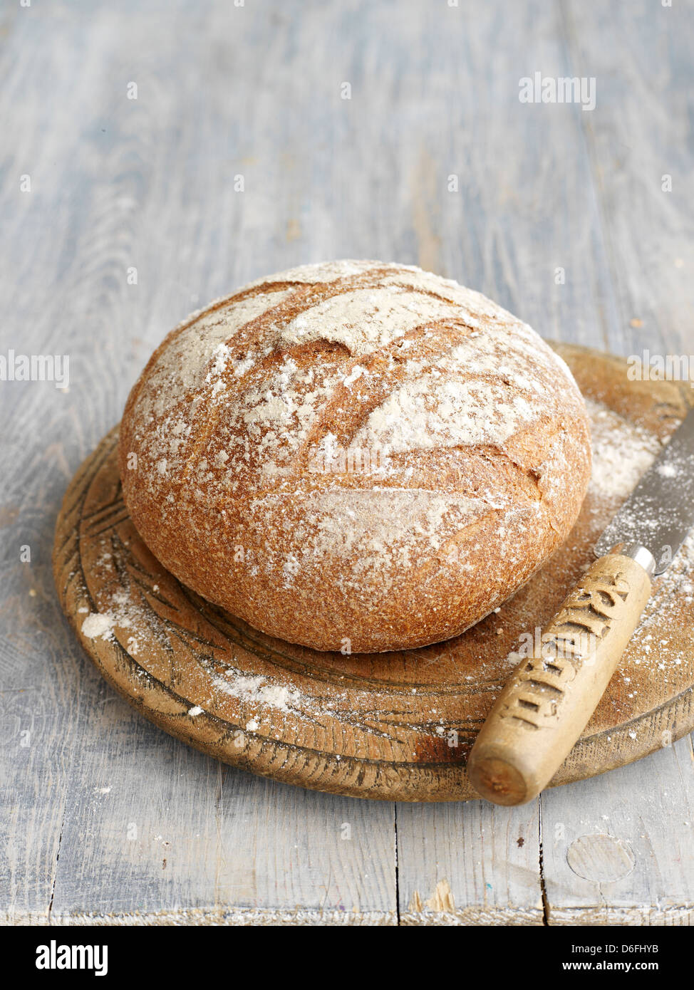 Loaf of artisan bread cut out hi-res stock photography and images - Alamy