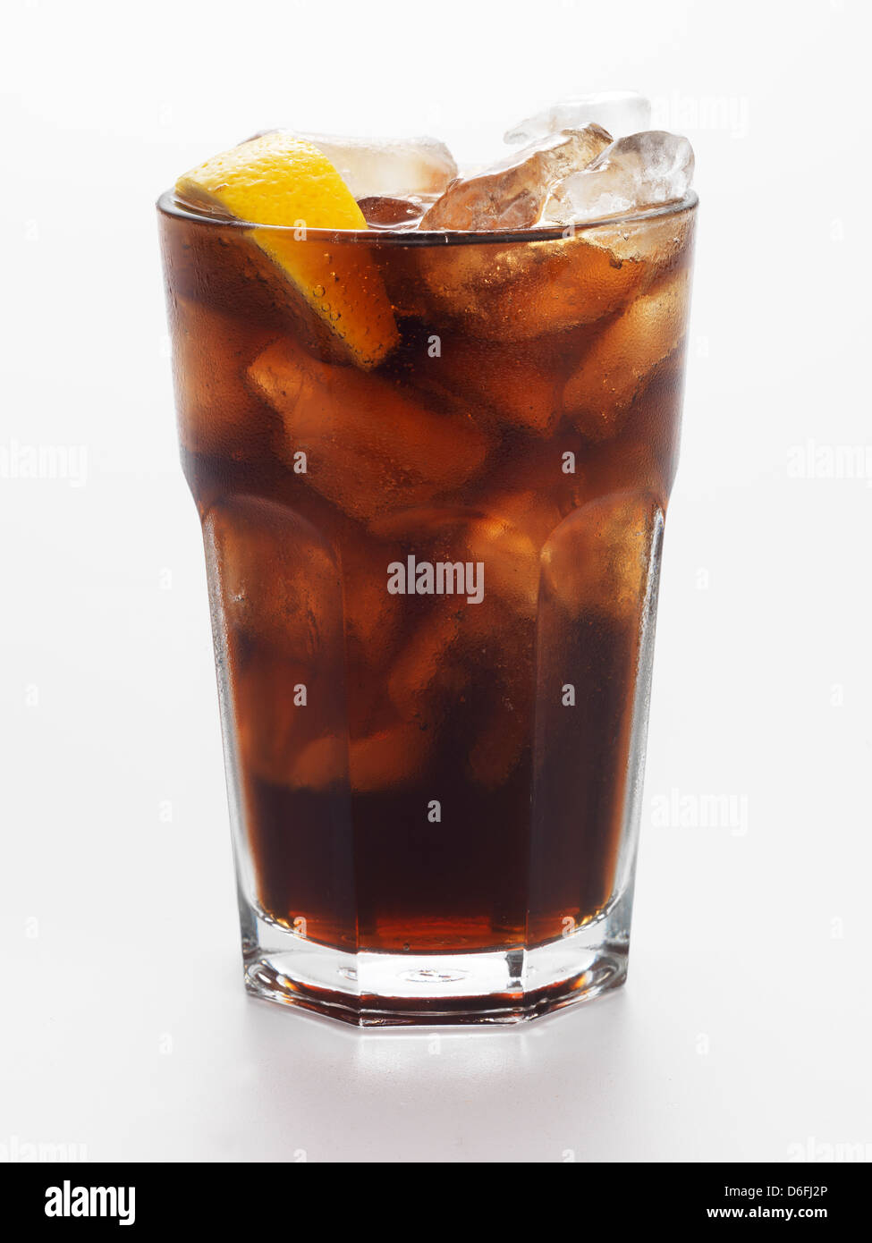 Coca Cola in glass Stock Photo