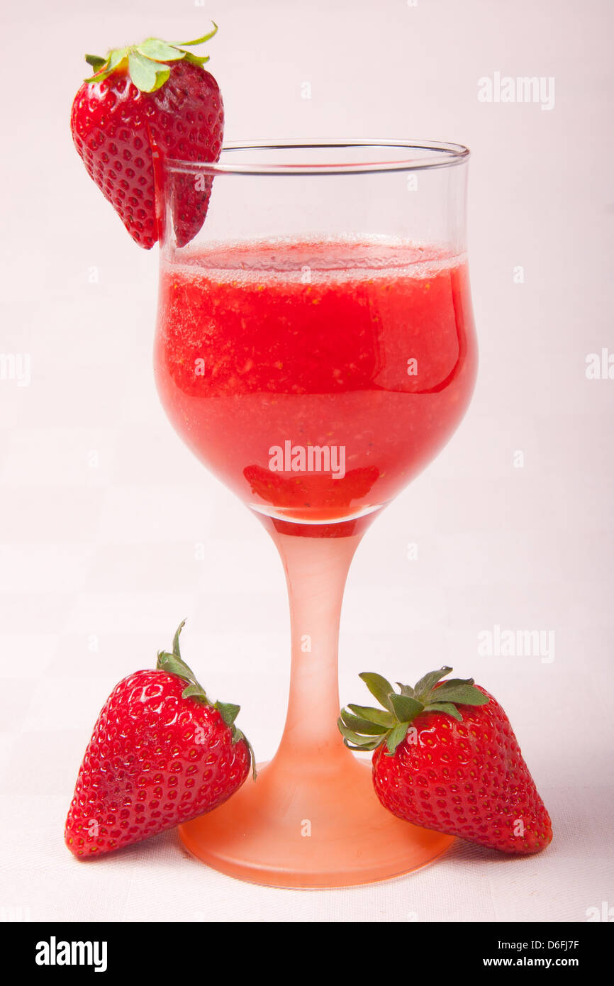 a glass of fruit juice Stock Photo Alamy