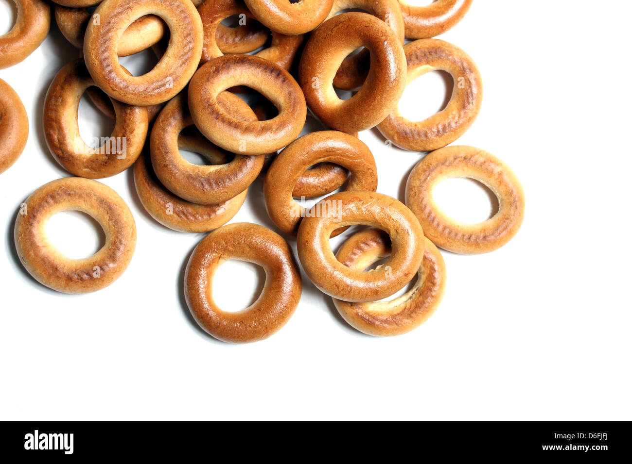 isolated pastry rings Stock Photo Alamy
