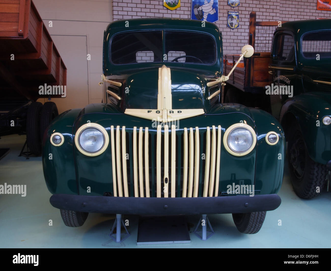 The 1947 Ford 80-798 T truck is a robust, post-WWII utility vehicle ...