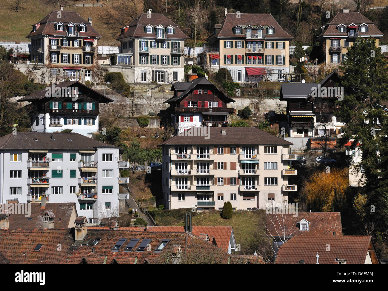 Houses, Bern, Switzerland Stock Photo Alamy