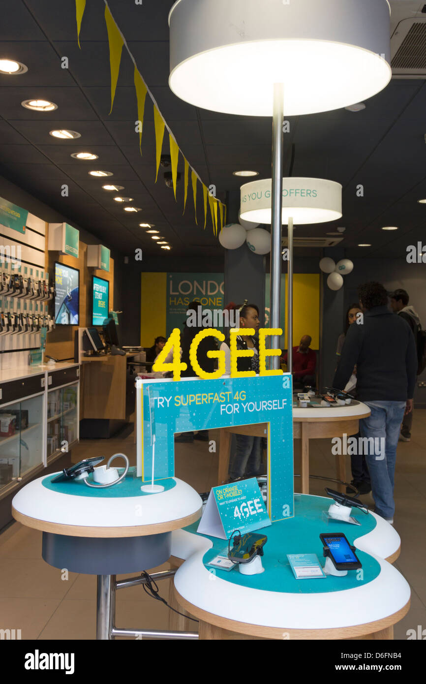 EE (Everything Everywhere) Mobile Phone Store Camden Town London