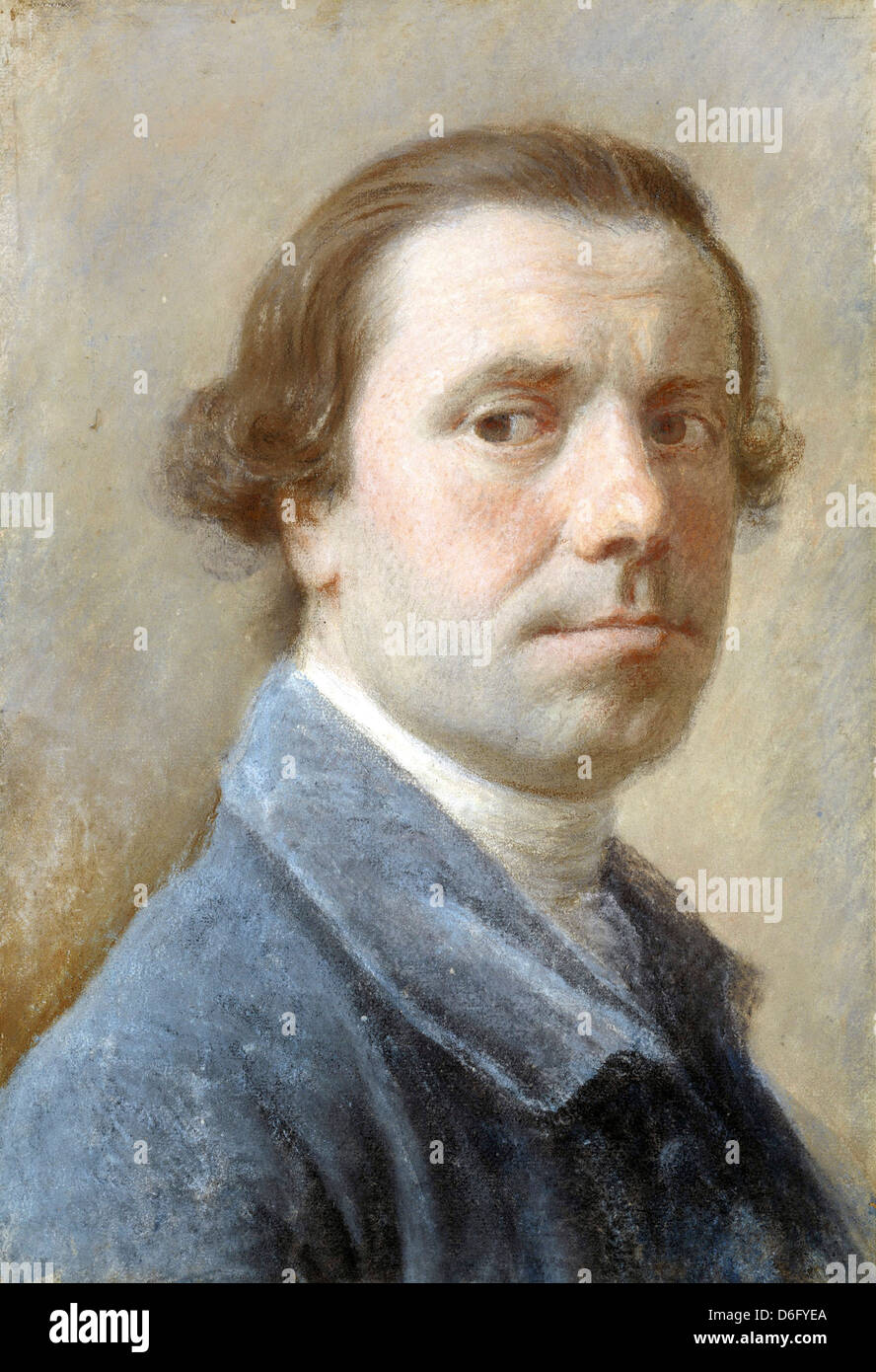 Allan Ramsay, Self-portrait 1766 Pastel on paper. National Gallery of ...