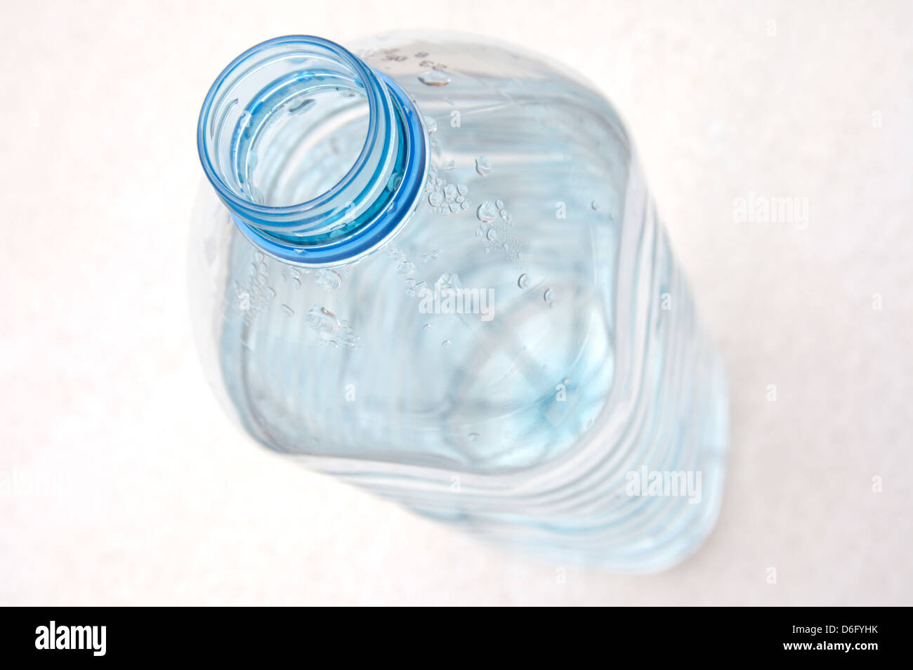 Open bottle of water Stock Photo Alamy
