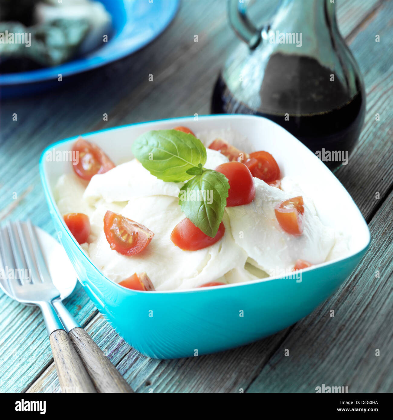 Tomato and mozzarella Stock Photo - Alamy