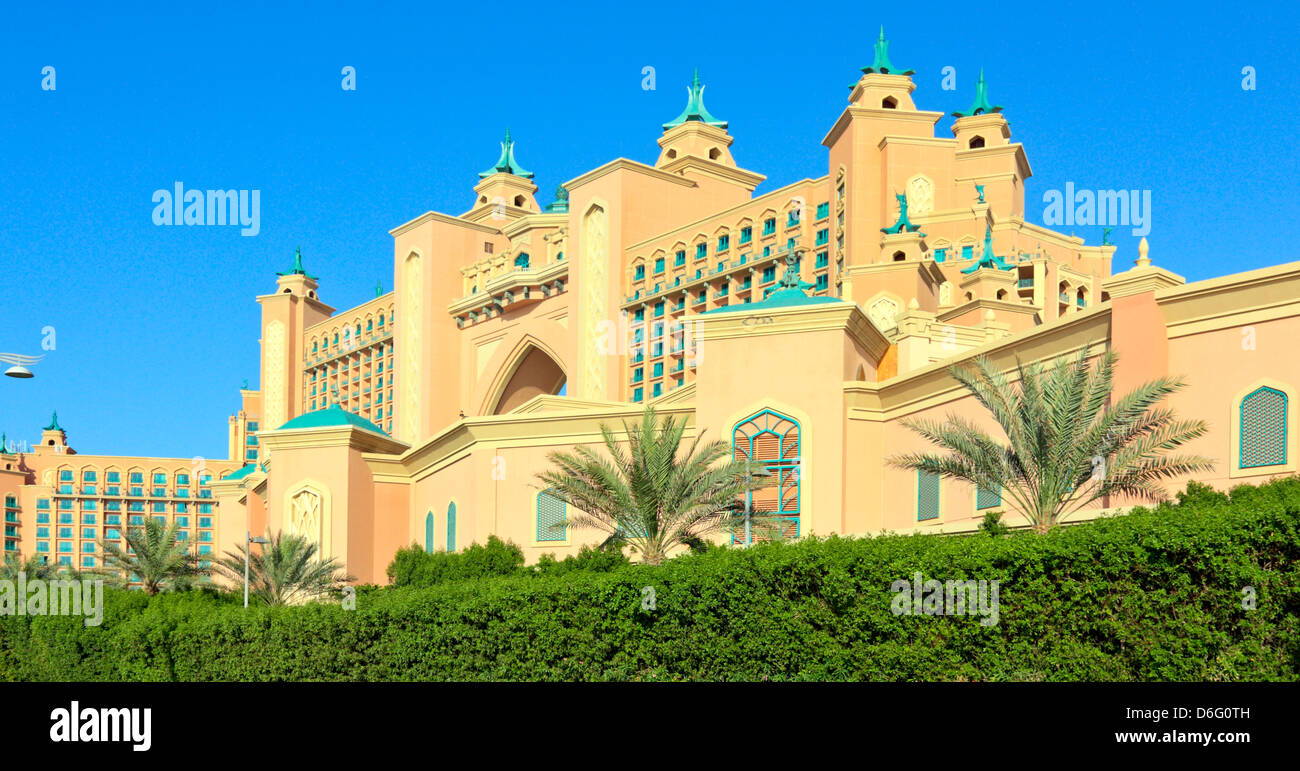 Hotel Atlantis The Palm, Dubai, United Arab Emirates Stock Photo