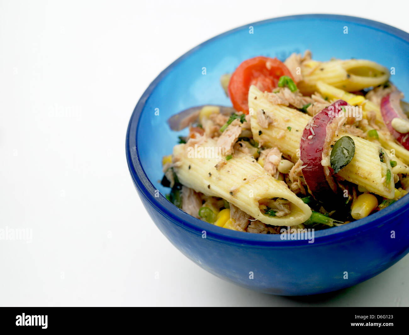 Healthy tuna sweetcorn salad recipe hires stock photography and images