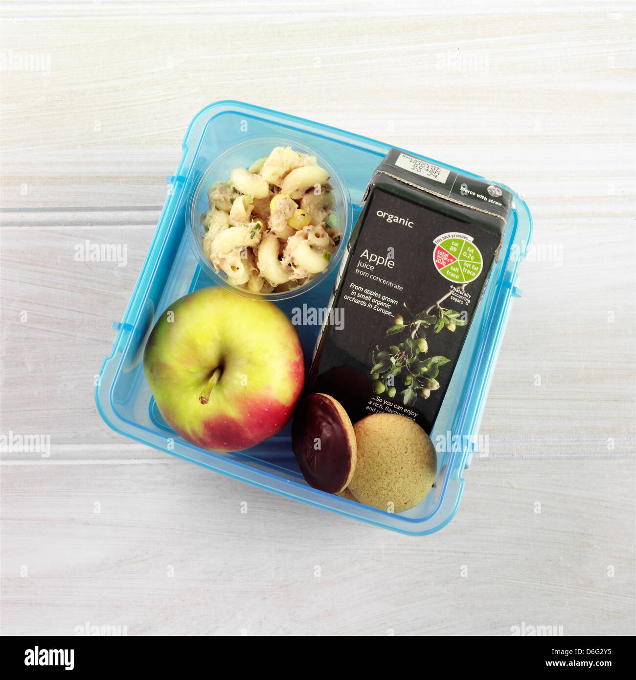 Tuna pasta lunch box/ childrens Stock Photo Alamy
