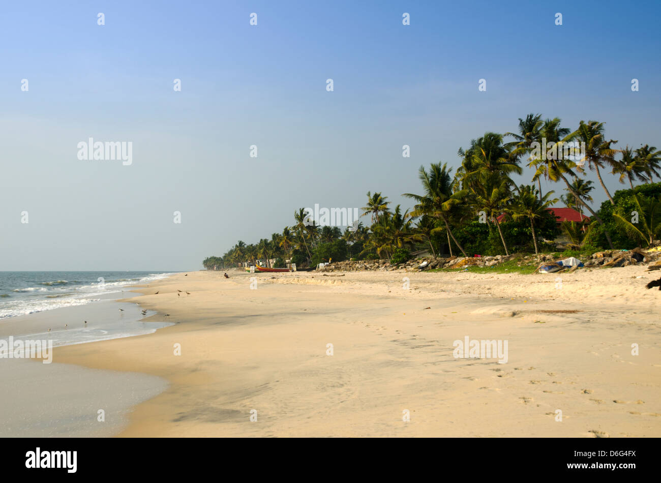 Map At Alleppey Beach Kerala India