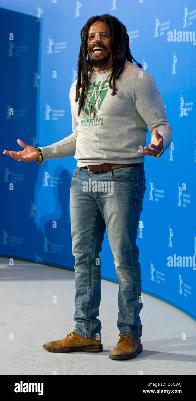 Jamaican musician Rohan Marley posing during the photocall for the ...