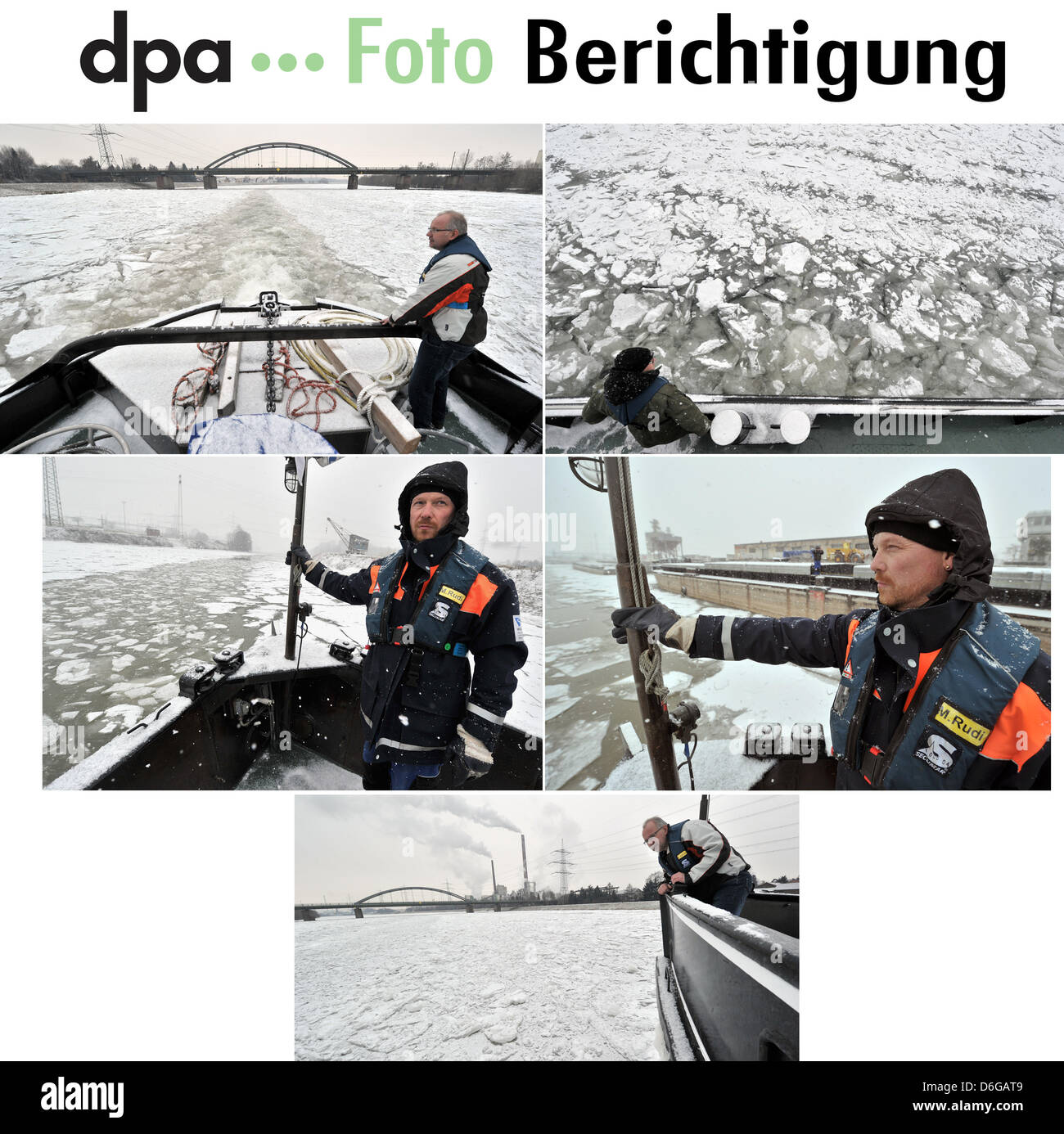 Dear customers, please note that the icebreaker's name in these pictures (FRA502; FRA503, FRA505; FRA506; FRA510) is 'von Pechmann' and not 'von Pechstein'. The corrected version will be sent to you immediately. We apologise for any inconvenience. Your dpa international service +49(30)285231550 Stock Photo