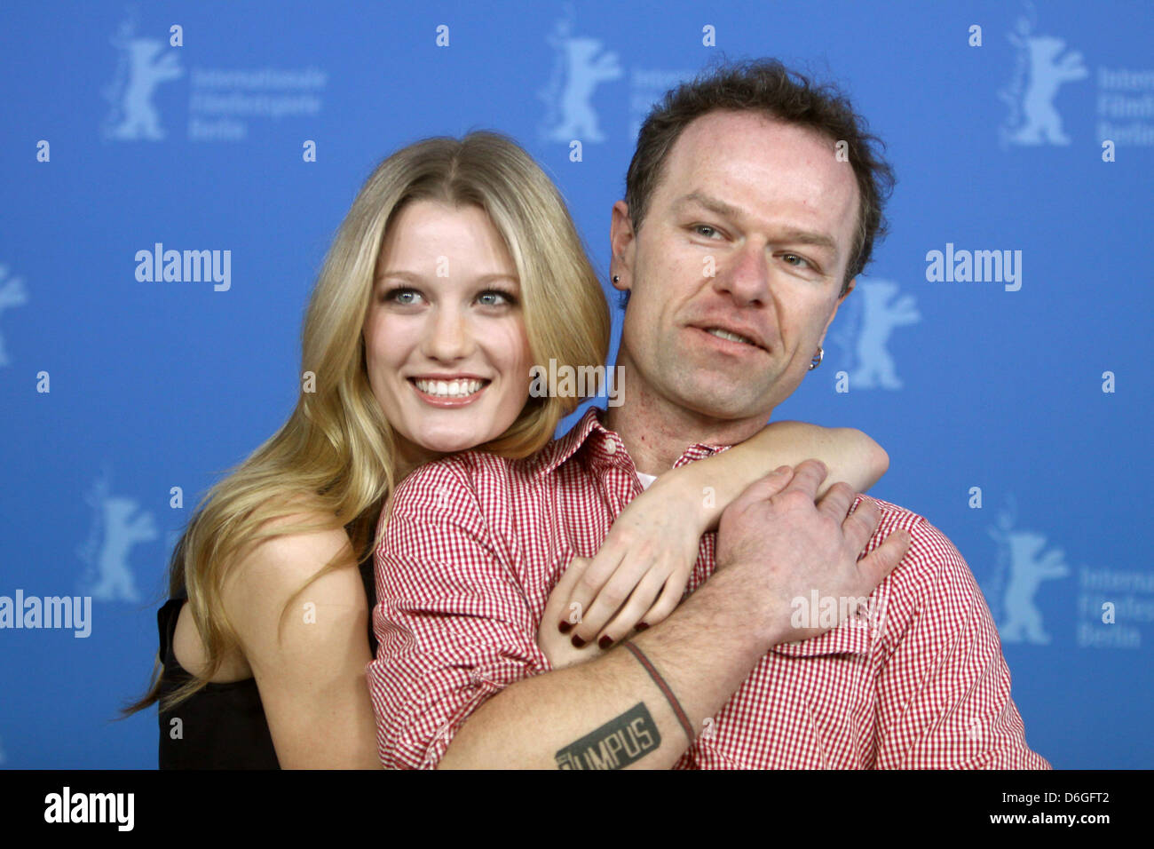 US Director Stephen Elliott and actress Ashley Hinshaw attend the photo ...