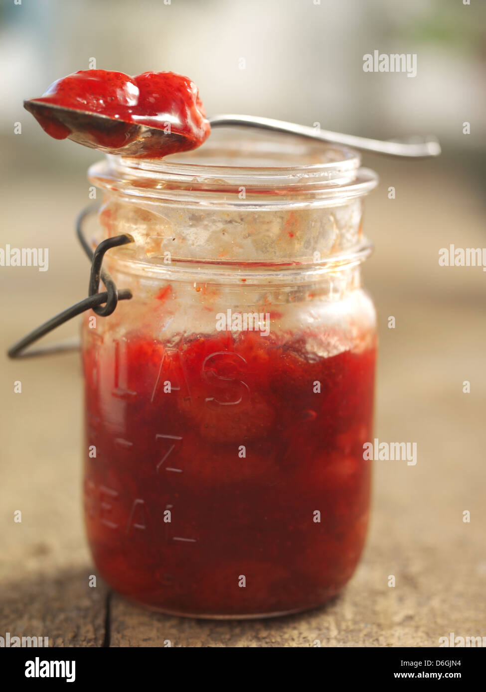 Strawberry jam photos hi-res stock photography and images - Alamy