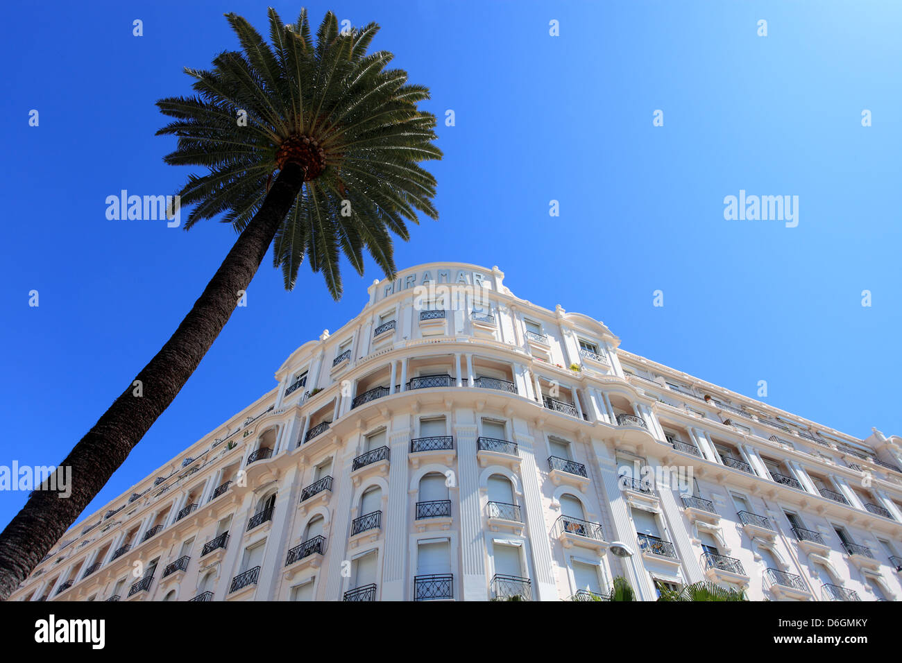 The Miramar building in Cannes Croisette, French Riviera, France Stock Photo