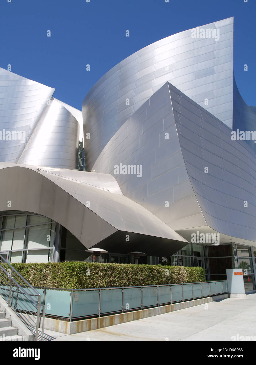 Walt Disney Concert Hall in Los Angeles Stock Photo