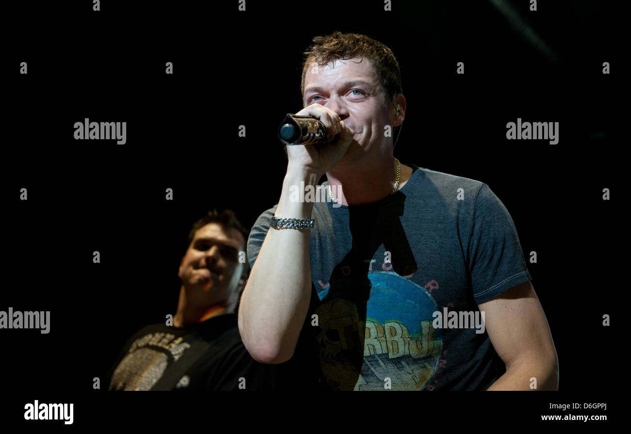 Singer Brad Arnold Of The Us American Rock Band 3 Doors Down
