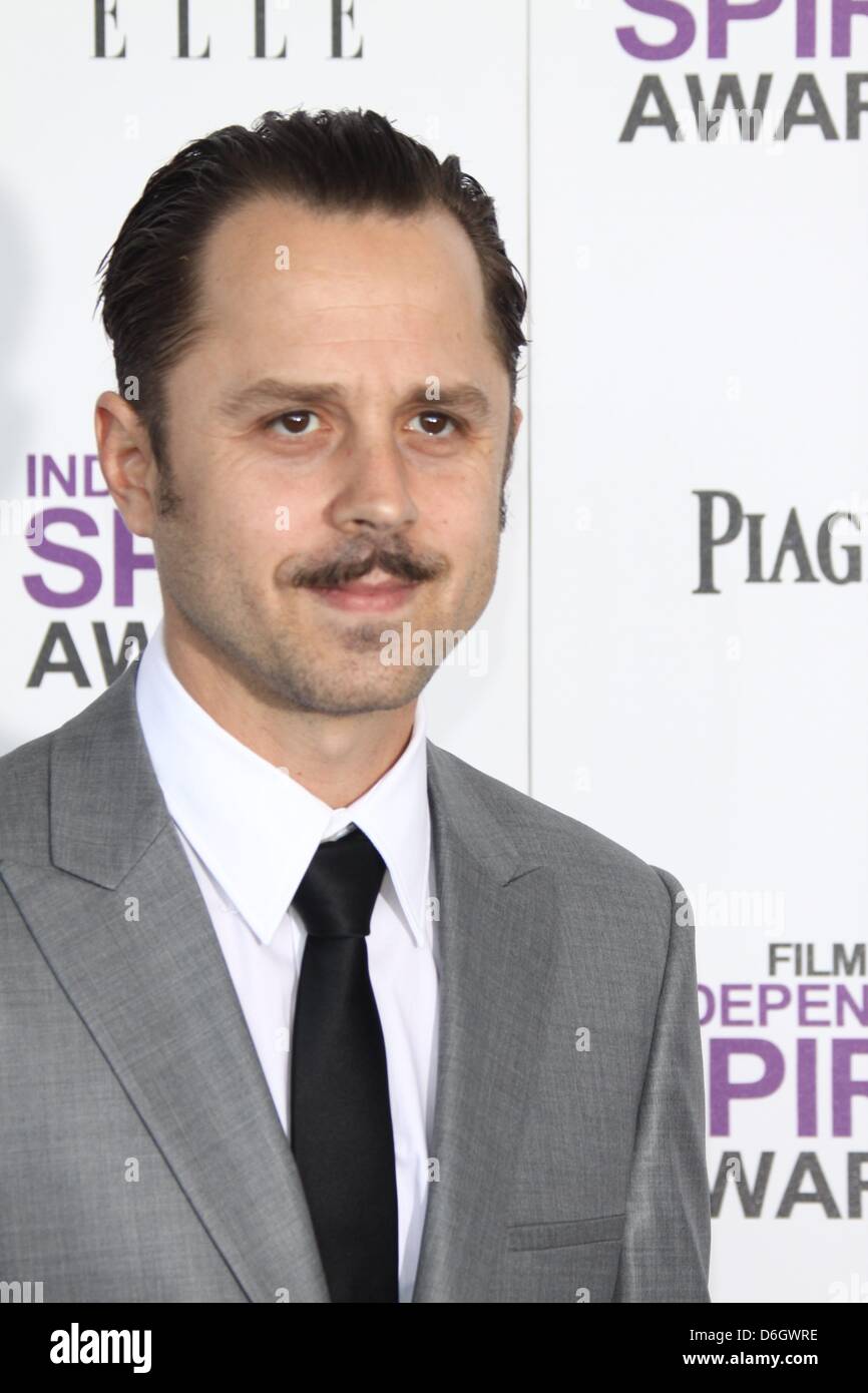 Actor Giovanni Ribisi attends the 27th Annual Film Independent Spirit Awards in a tent on Santa Monica Beach in Los Angeles, USA, on 25 February 2012. Photo: Hubert Boesl Stock Photo