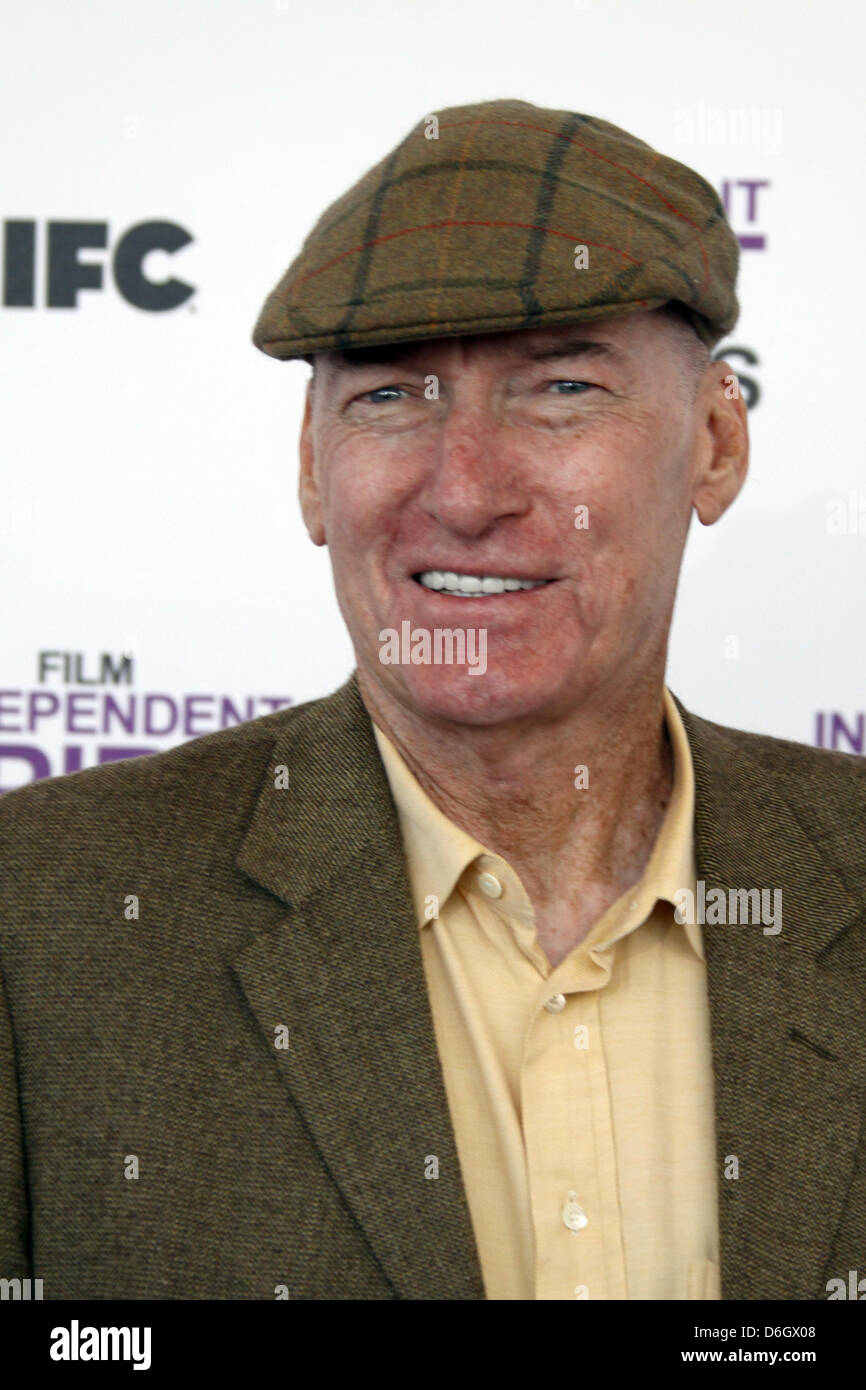 Actor Ed Lauter attends the 27th Annual Film Independent Spirit Awards in a tent on Santa Monica Beach in Los Angeles, USA, on 25 February 2012. Photo: Hubert Boesl Stock Photo