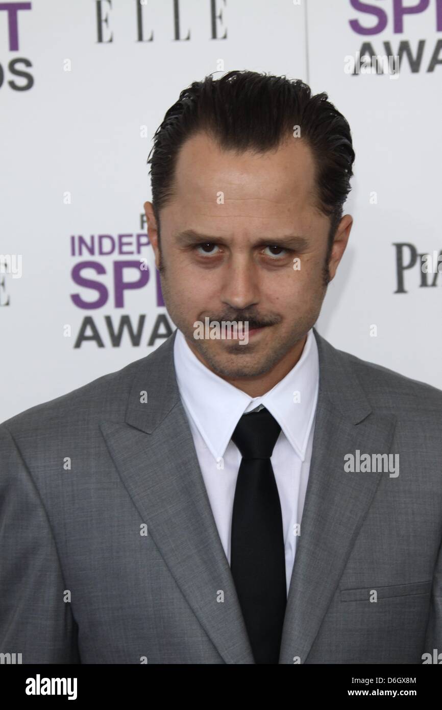 Actor Giovanni Ribisi attends the 27th Annual Film Independent Spirit Awards in a tent on Santa Monica Beach in Los Angeles, USA, on 25 February 2012. Photo: Hubert Boesl Stock Photo
