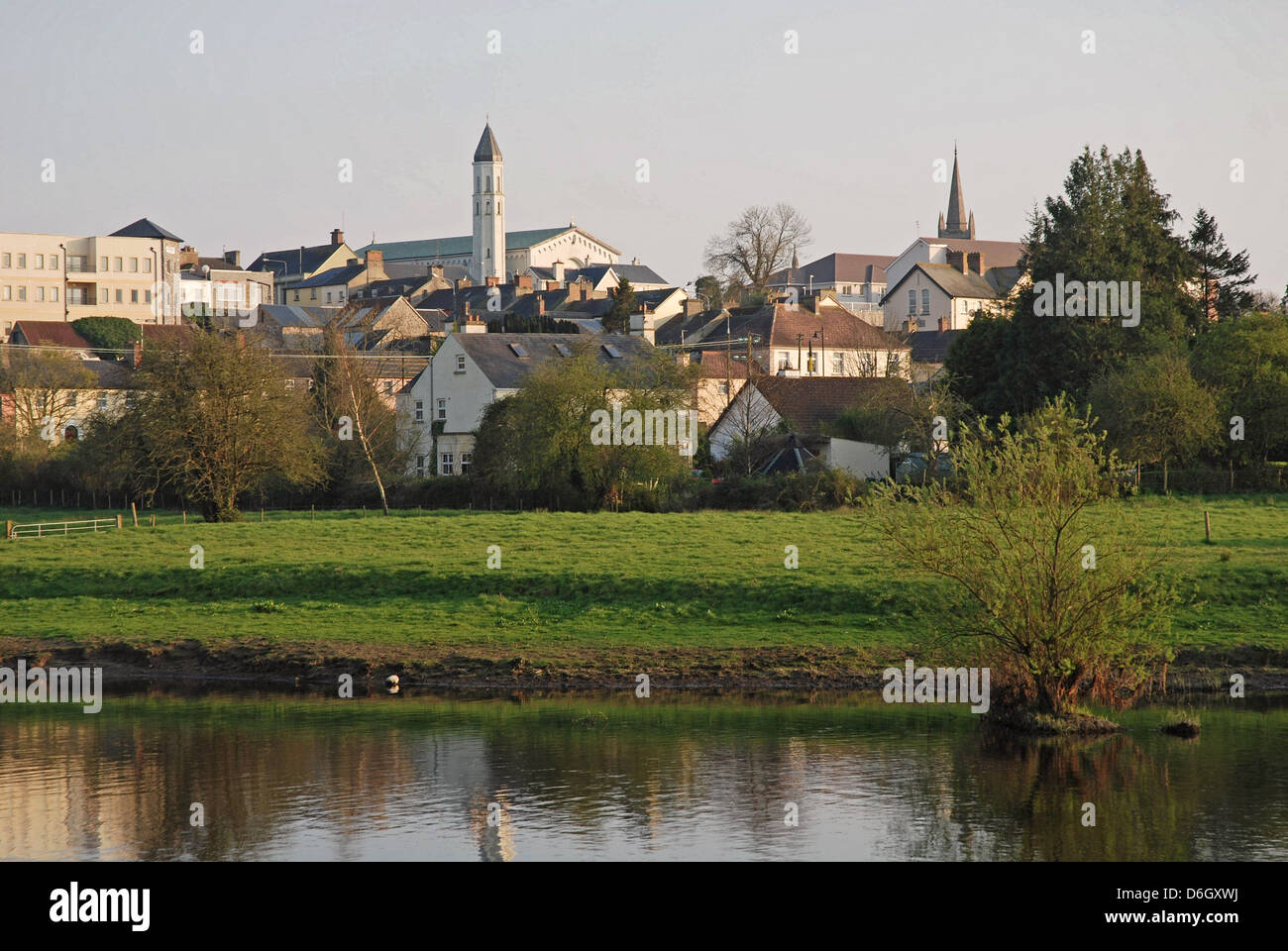 Belturbet Town, Upper Lough Erne, Co Cavan, Ireland Stock Photo