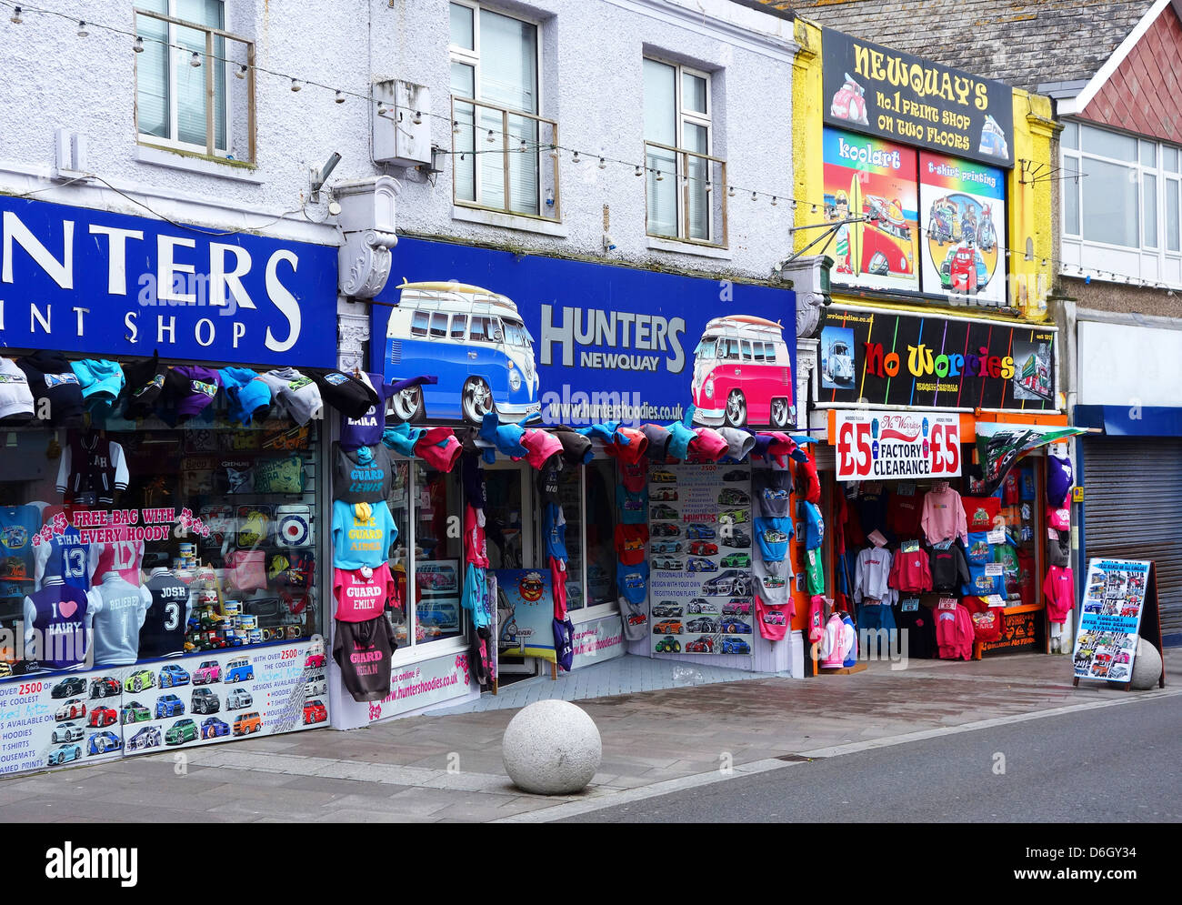 Newquay town centre hires stock photography and images Alamy