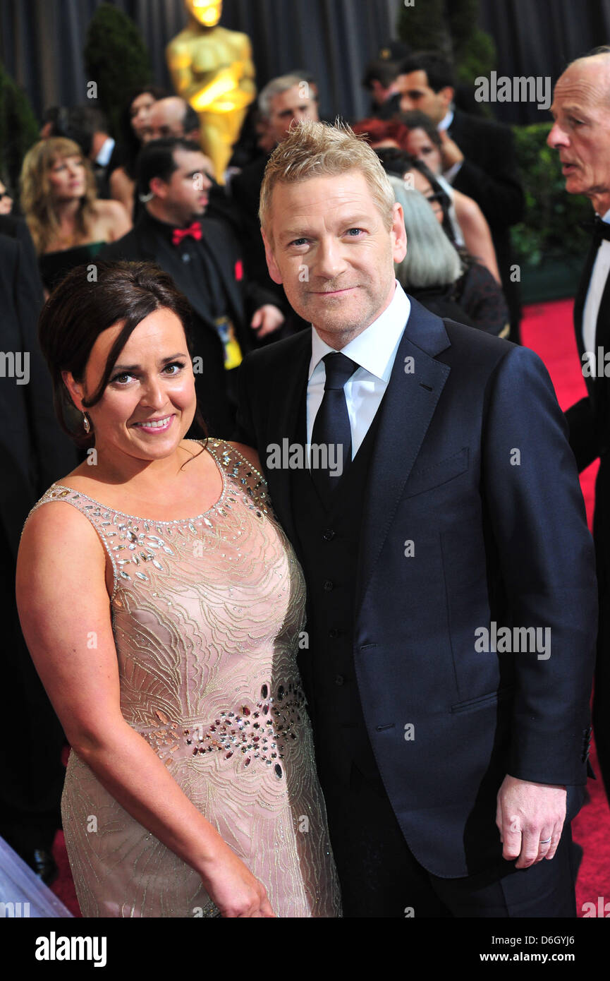 Kenneth branagh and wife lindsay brunnock hi res stock photography and
