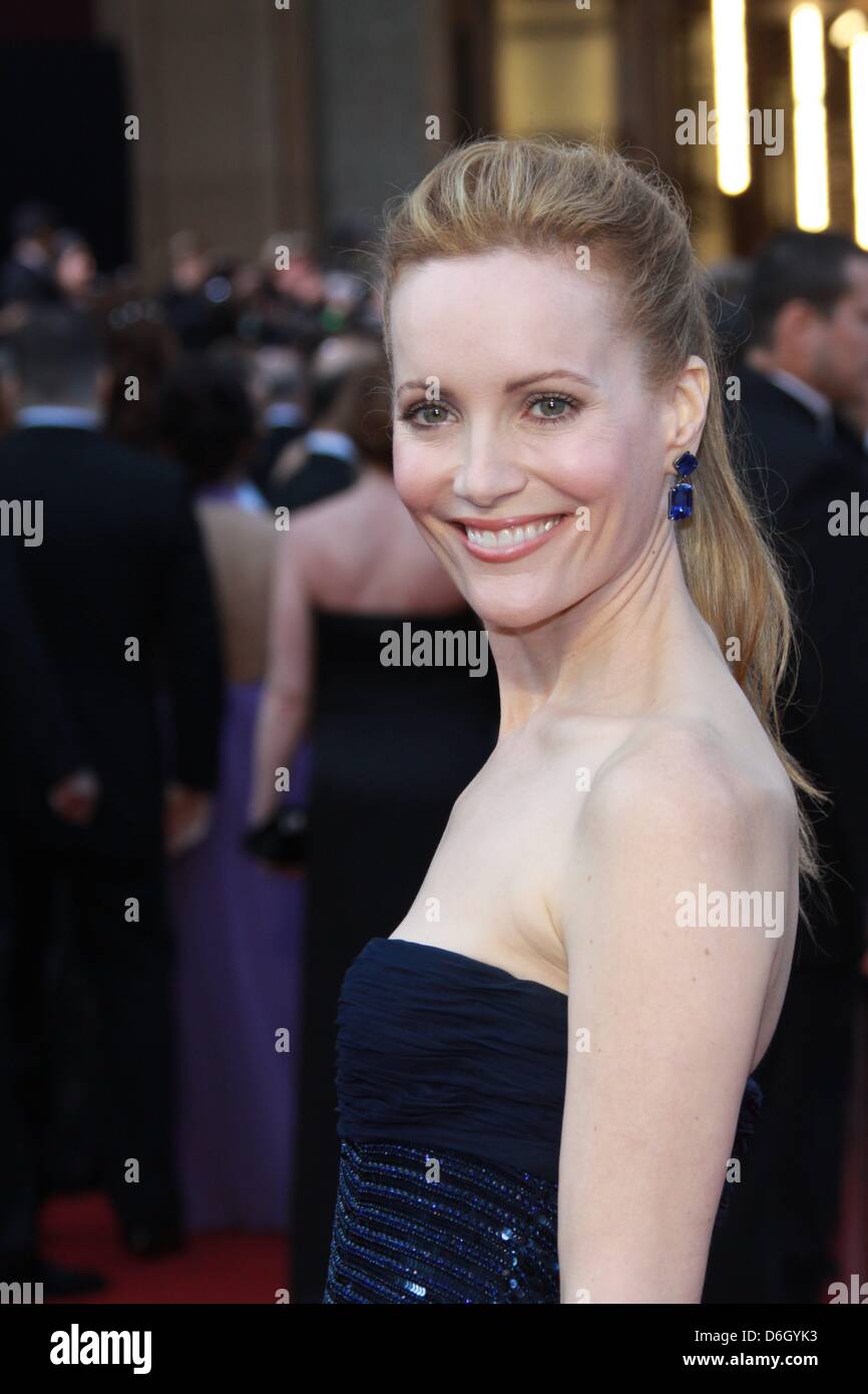 US actress Leslie Mann arrives at the 84th Annual Academy Awards aka