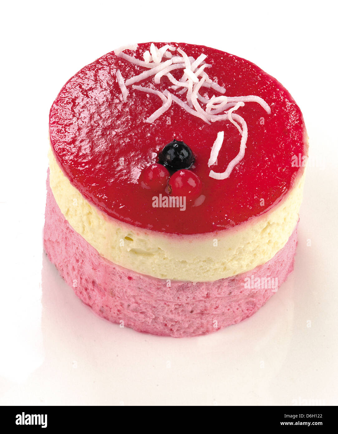 Layered fruit dessert Stock Photo Alamy