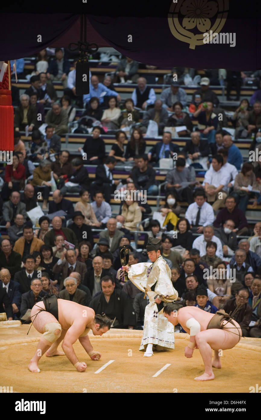 Fukuoka Sumo competition, Kyushu Basho, Fukuoka city, Kyushu, Japan