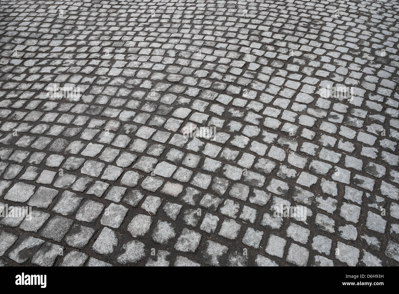 Background texture of old granite cobblestone road surface Stock Photo ...