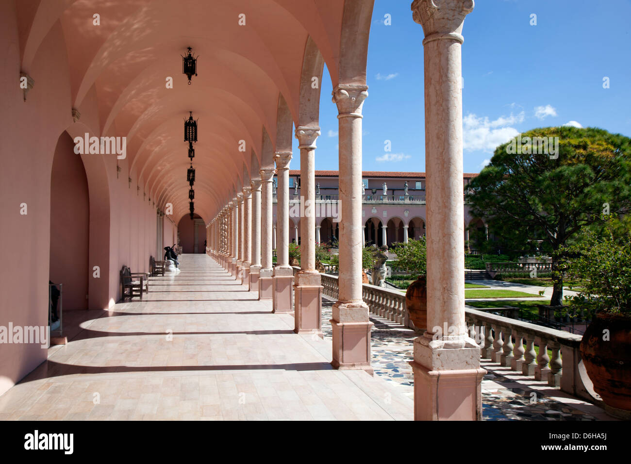 John and Mable Ringling Museum of Art Ca' d'Zan, mansion Stock Photo