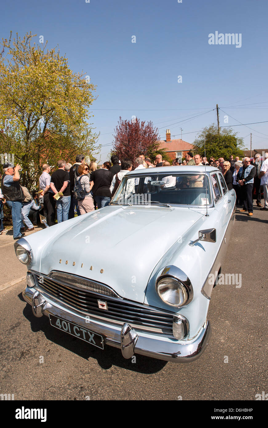 Uk fans gather at the site of his car crash in Chippenham to remember