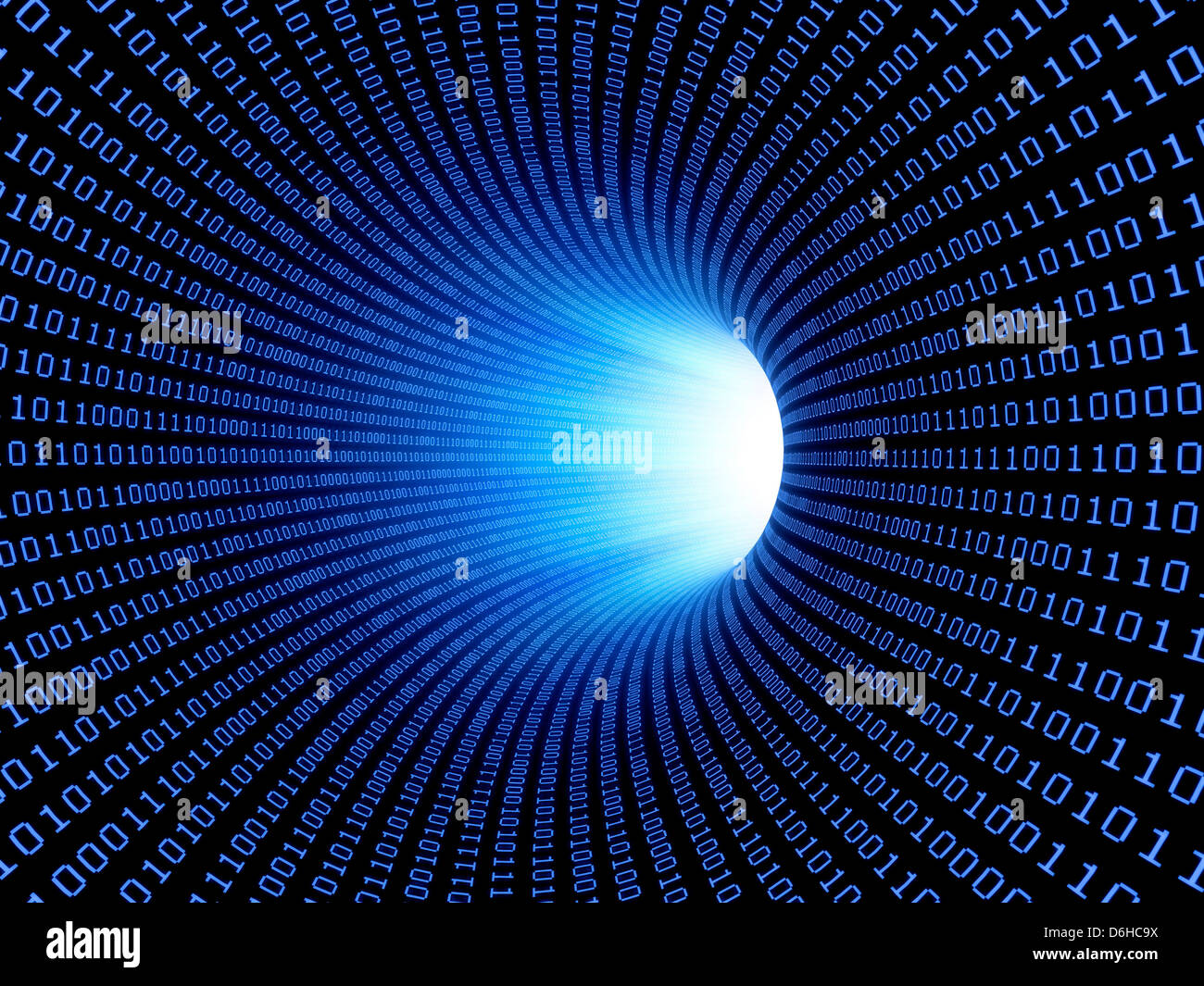 Data stream, conceptual artwork Stock Photo