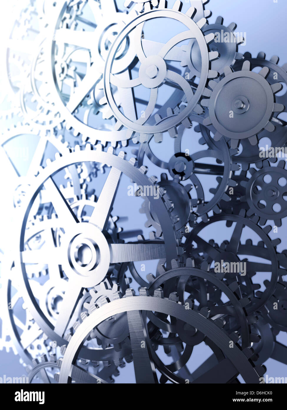 Cogs and gears, artwork Stock Photo - Alamy