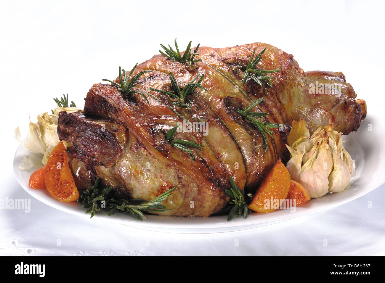 Leg of lamb Stock Photo - Alamy